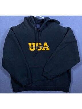 Oarsman U.S. Army Stitch Embroidered Pullover Hoodie Men's XL Heavyweight EUC!
